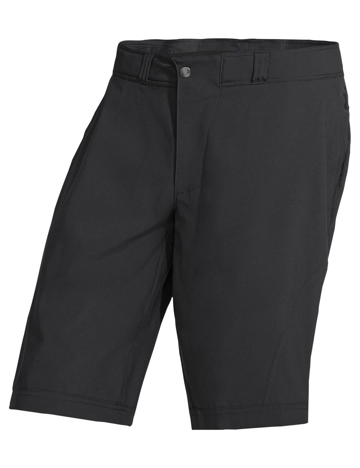 VAUDE Skorts – Grösse 38 – Schwarz, 100% Polyester, Stretch, Verstellbarer Bund