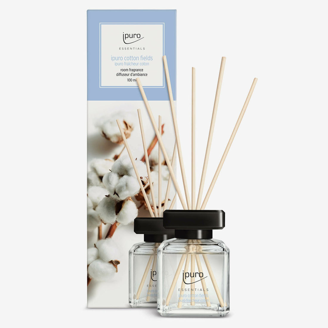 ipuro Essentials Cotton Fields – Duftstäbchen, 100 ml