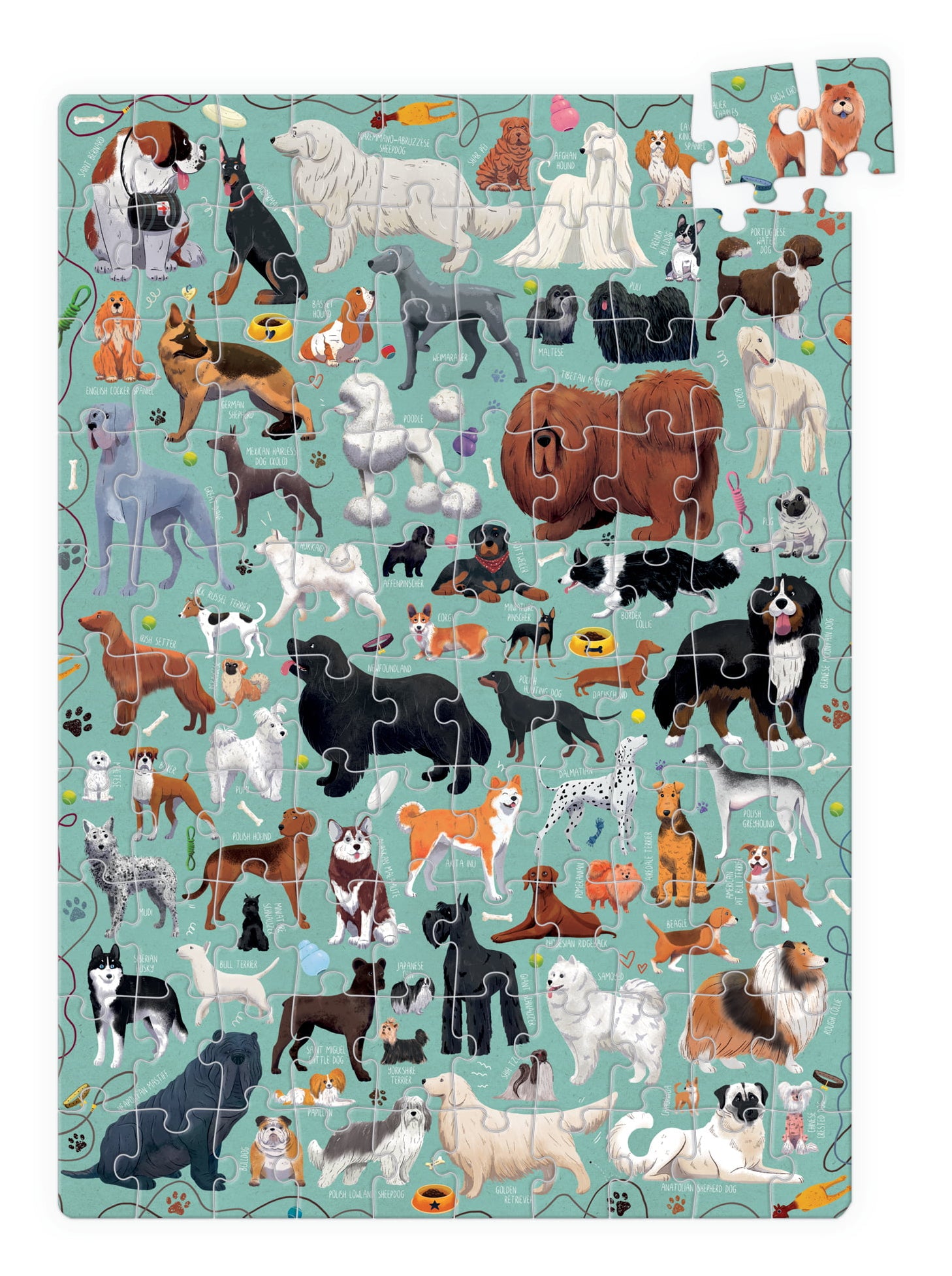 Banana Panda Puzzlover Dogs – Logikspiel, ab 5 Jahren, mehrsprachig