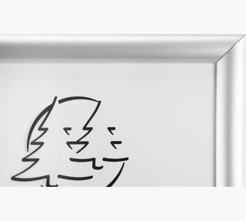 Exacompta Plakatrahmen – für A3 – weiss – Aluminium