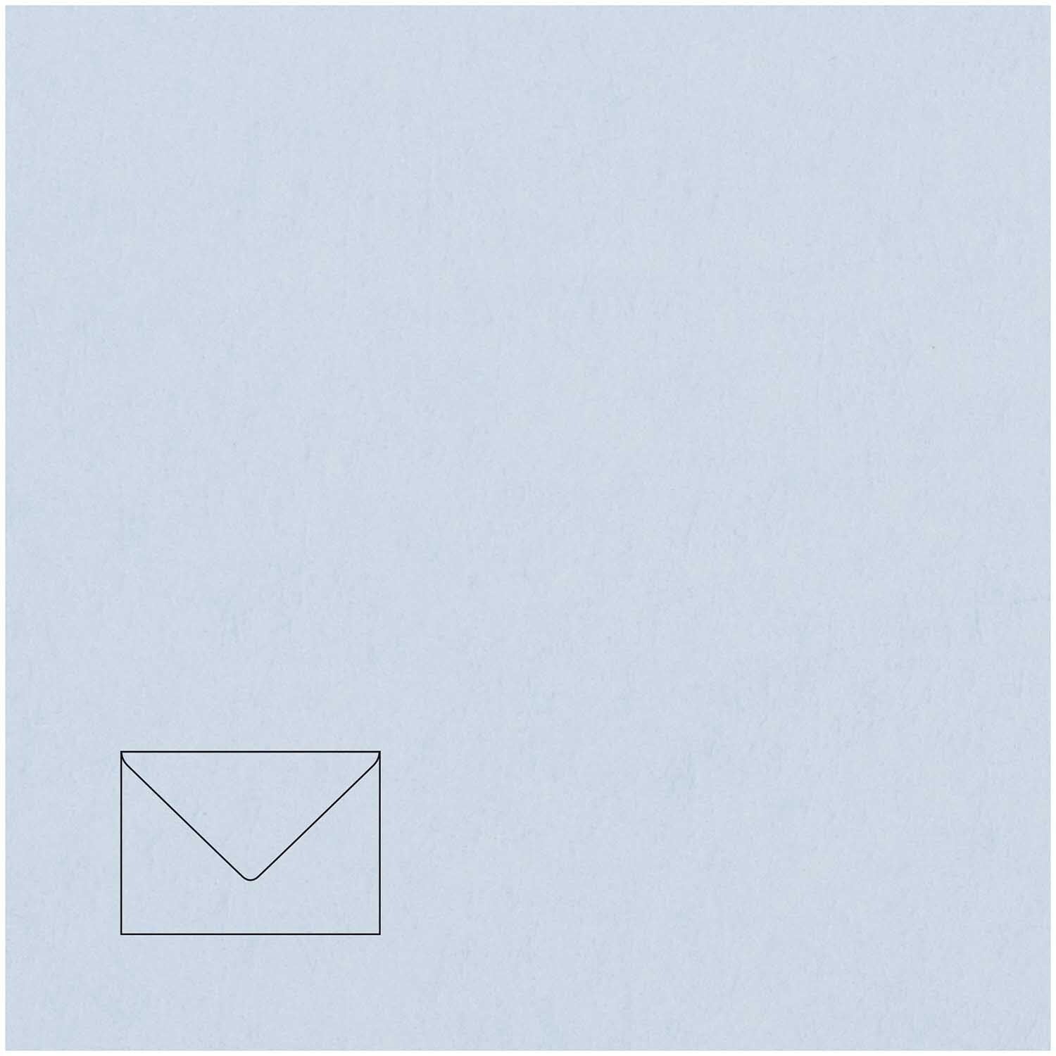 Rico Design Couvert B6, ohne Fenster, hellblau, 100 g/m² – 50 Stk.