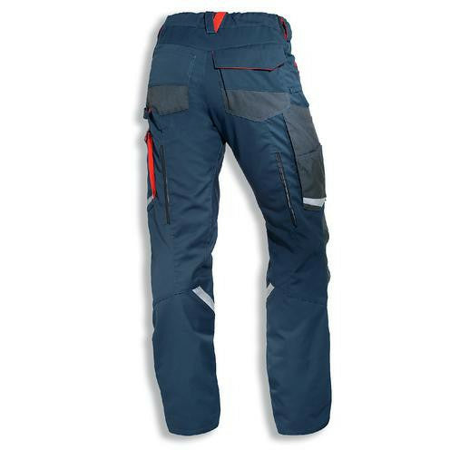 Uvex Herren-Cargohose – suXXeed G048 Regular Fit, 245 g/m², Blau, Grau, Orange
