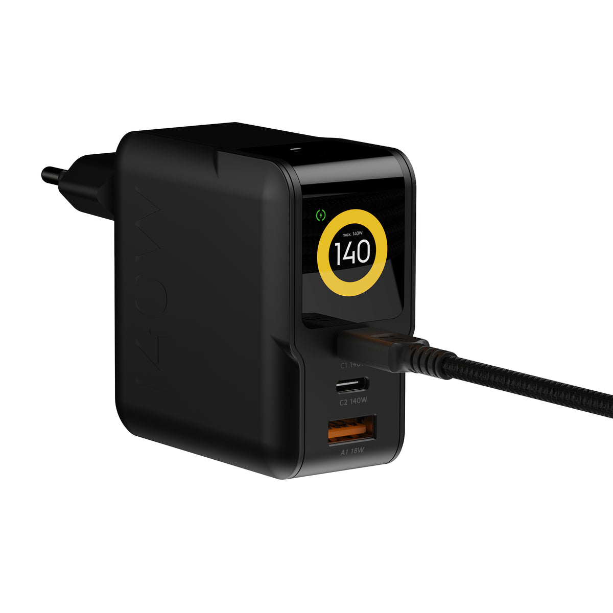 Xtorm NextGen XECNG1401 USB-Ladegerät 140 W – USB-C×2, USB-A×1 – PD, QC 3.0, GaN