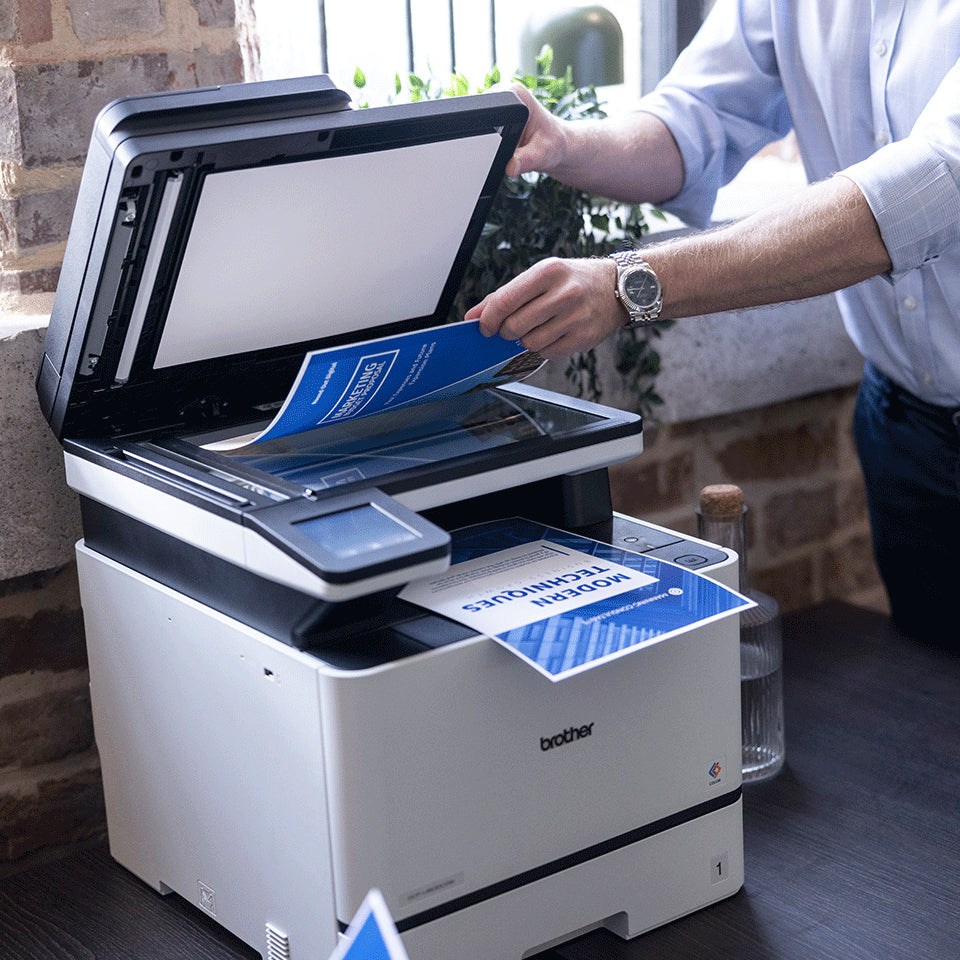 Brother Dcp-L8630Cdw – Farblaser-Multifunktionsdrucker, A4, 3-in-1, Duplex, ADF, WLAN/LAN, AirPrint, Mopria