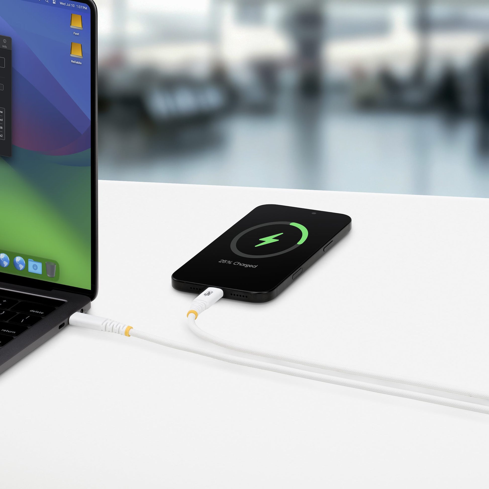 StarTech.com USB-C auf USB-C Kabel – USB 2.0 (480 Mbit/s) – 2 m – PD 240 W – Geflochten, USB-IF zertifiziert