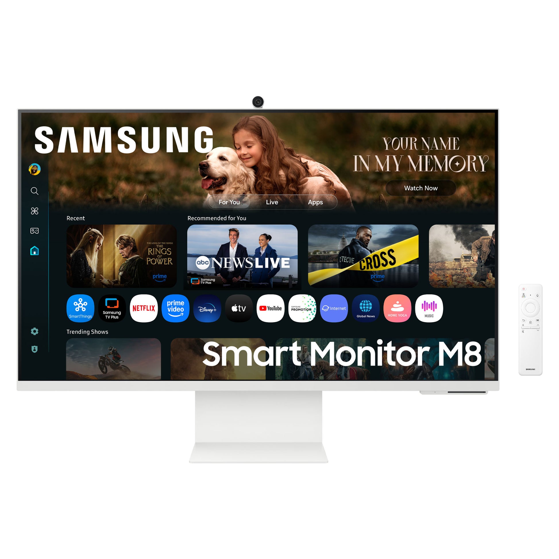 Samsung M8 M80F – Monitor, 32" 3840 × 2160 (UHD 4K), LCD, Weiss