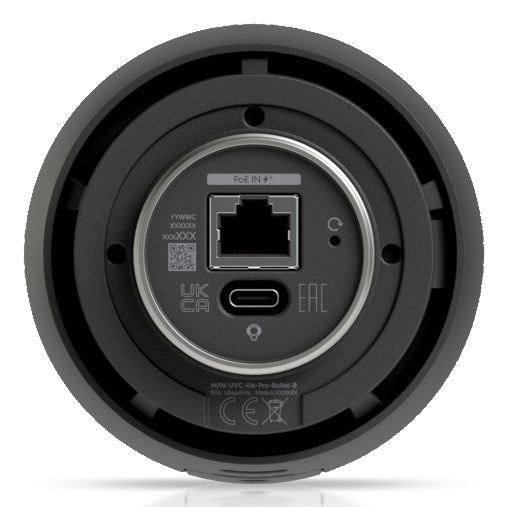 Ubiquiti G6 Pro Bullet Kamera – 4K, 30 fps, 3× optischer Zoom, schwarz