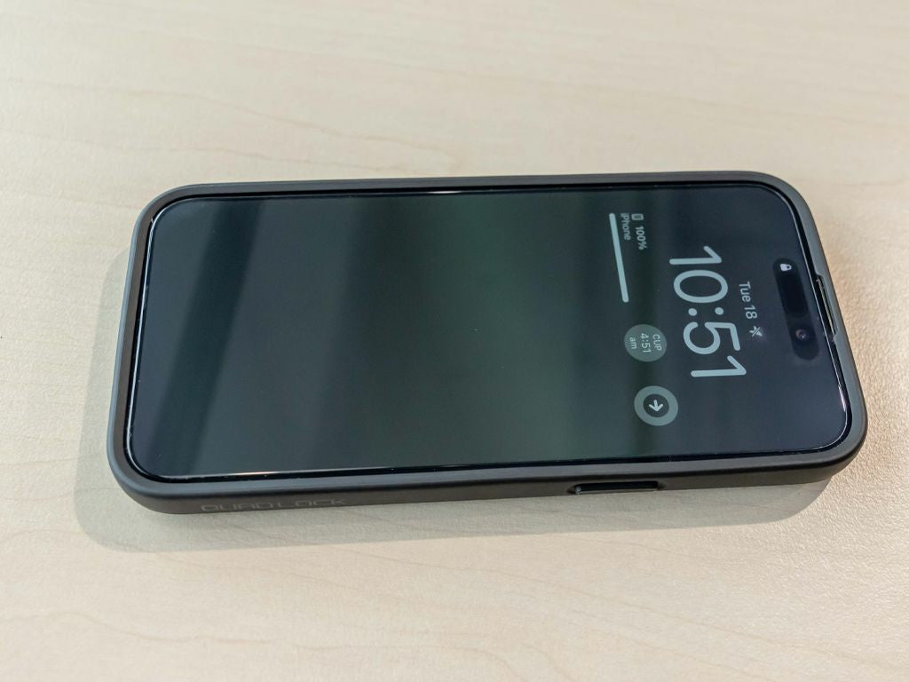 Quad Lock Displayschutz (Panzerglas), fettabweisend – für Galaxy S24+