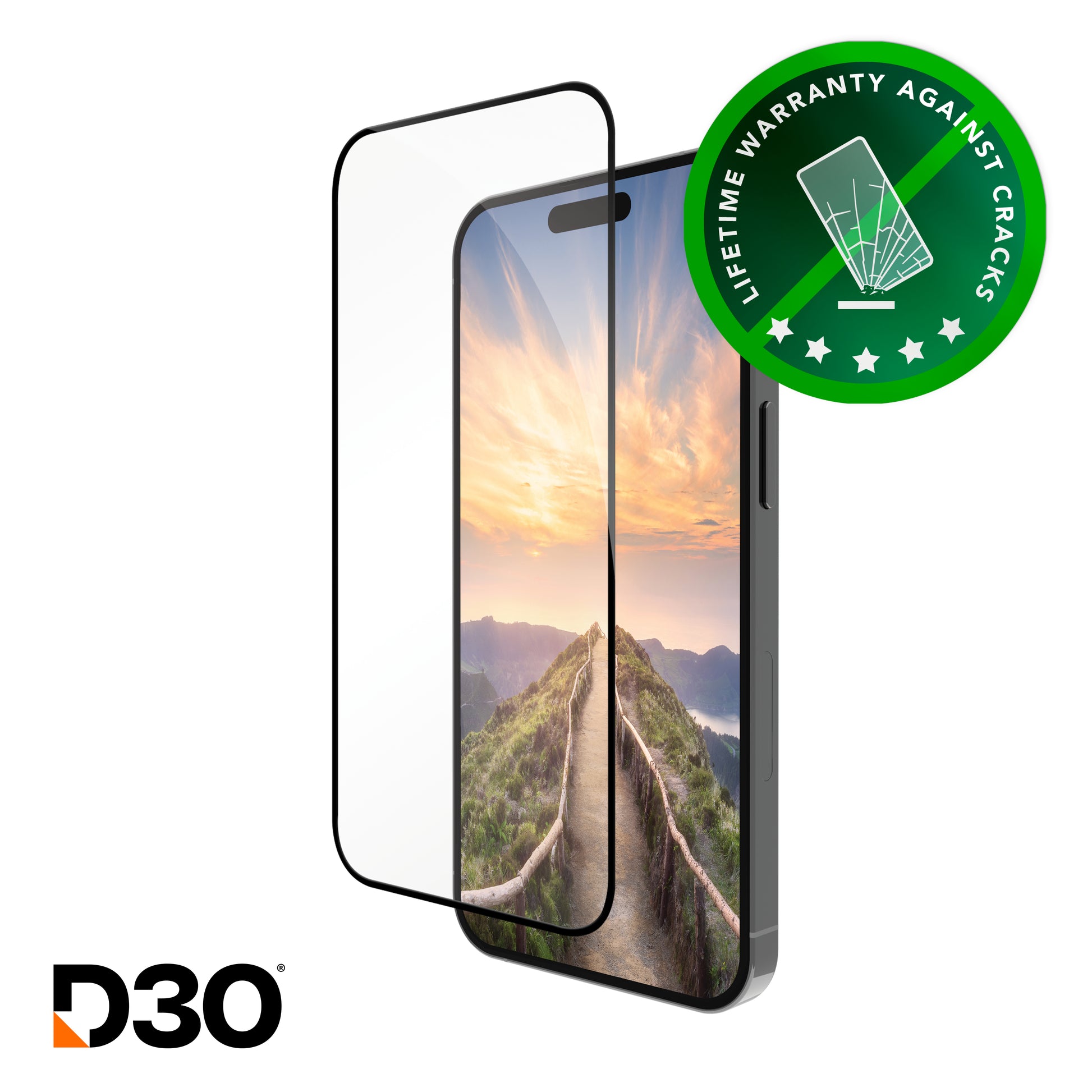 dbramante1928 Displayschutz (Folie), Antibakteriell – für iPhone 16/15