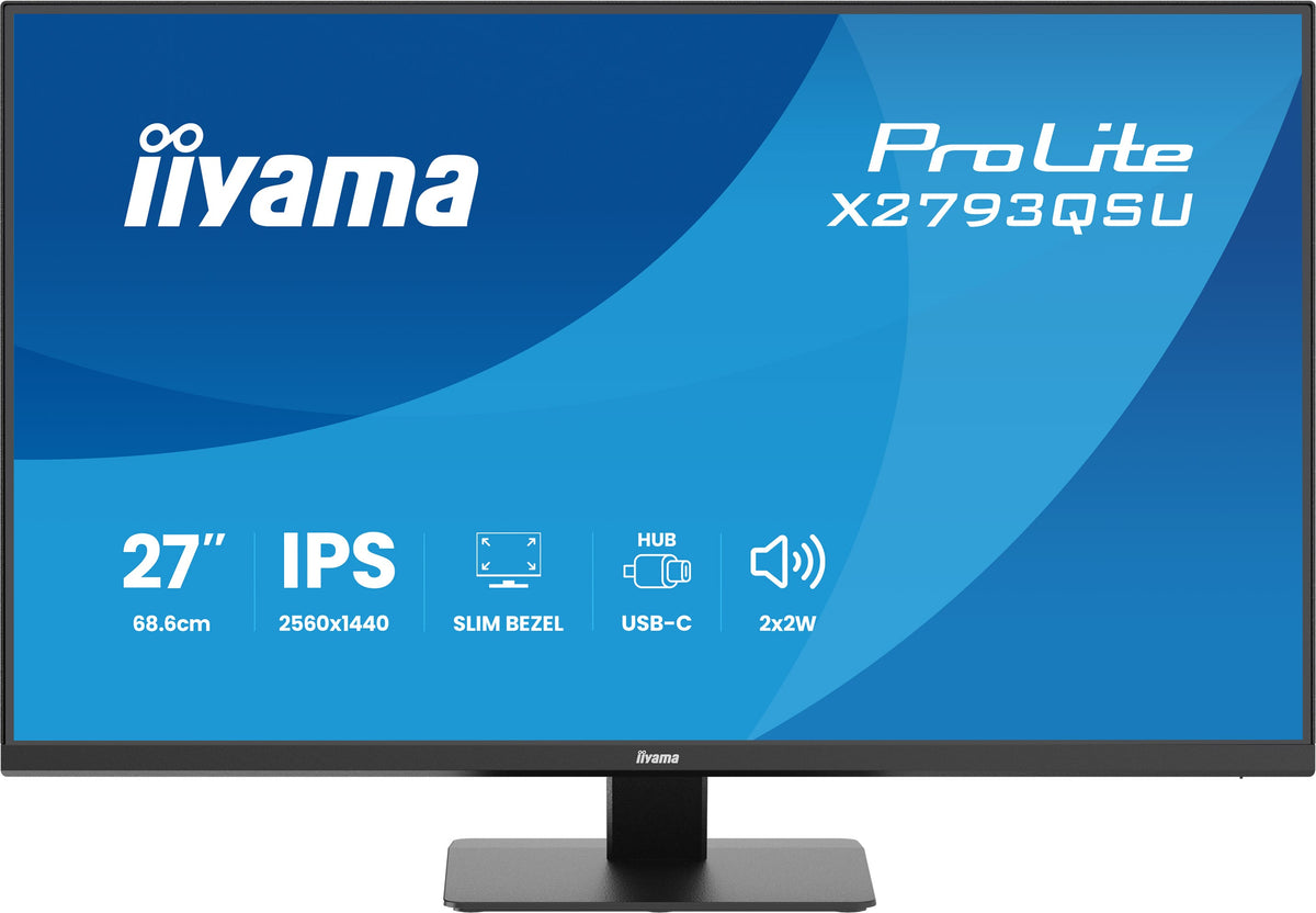iiyama X2793QSU-B1 – 27", 2560 × 1440 (WQHD), IPS