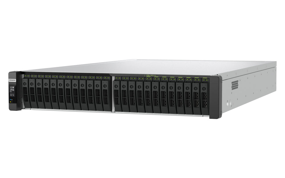 QNAP TDS-h2489FU-R2 4314-256G NAS – 1 TB, 4× RJ-45 2,5 Gbit/s, 24 Laufwerksschächte