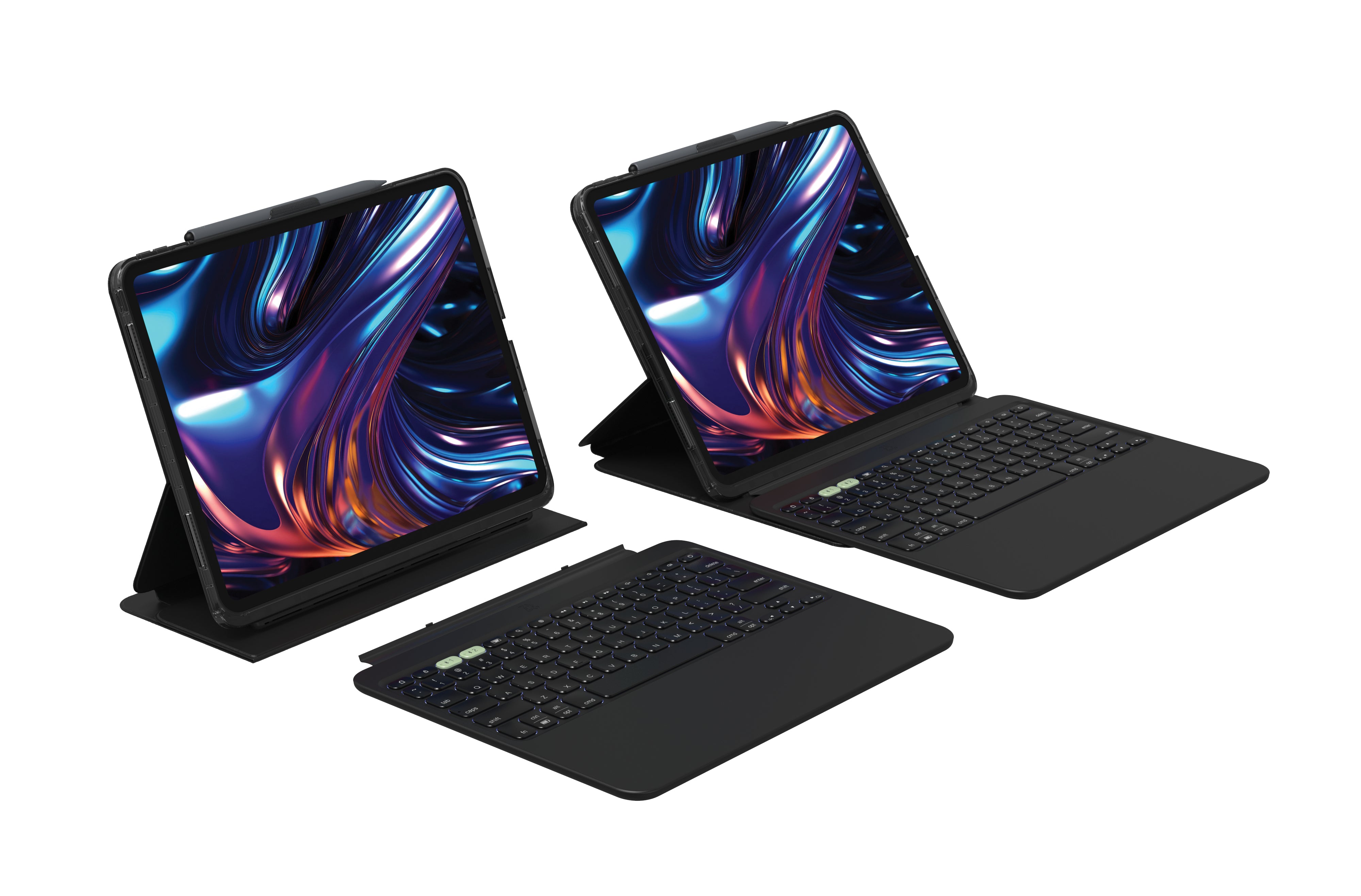 ZAGG KB Pro Keys 2 – Tastatur, UK-Layout (EN), Schwarz – für iPad Pro 13 (M4), iPad M5