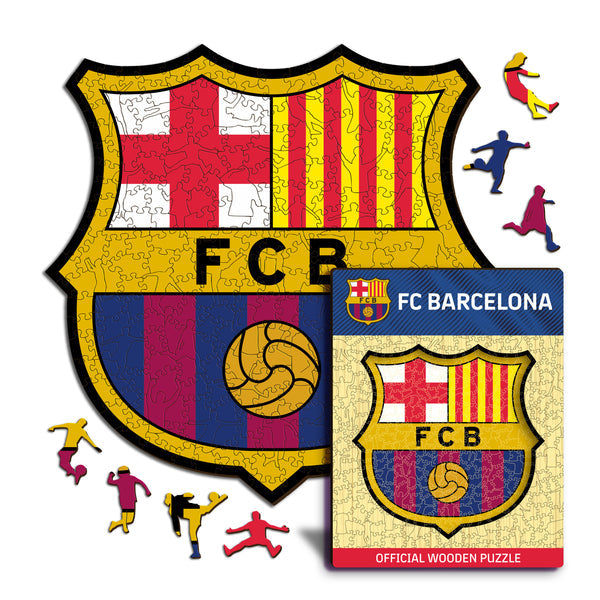 Iconic Puzzles Puzzle FC Barcelona Logo – 150 Teile – 24,5×25 cm – ab 10 J.