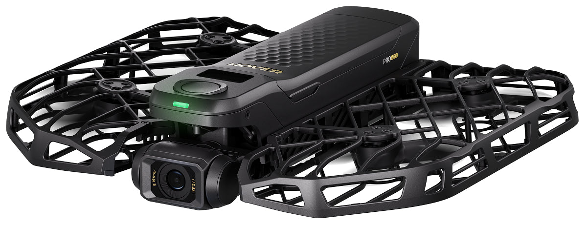 HOVERAir X1 PROMAX Kit – Quadrocopter (RTF), 1/1,3", 48 MP, 1080p, 120 fps, 16 min Flugzeit, schwarz