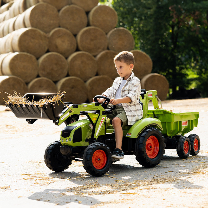 Falk Traktor mit Anhänger – max. 50 kg, 222,0 × 75,0 × 58,0 cm – ab 3 Jahren