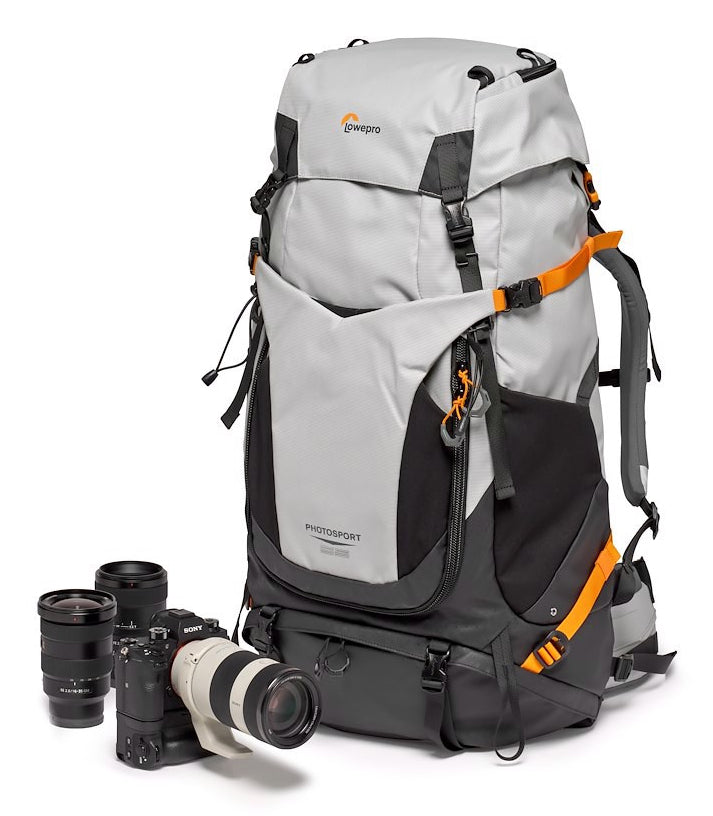 Lowepro PhotoSport Pro III Kamerucksack – 57 l, für DSLR/CSC mit montiertem 70–200 mm f/2.8 und andere