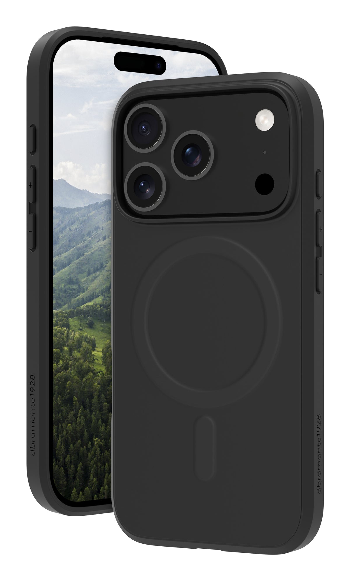 dbramante1928 Backcover – für Apple iPhone 17 Pro, MagSafe, Kunststoff, schwarz, bis 1,2 m sturzsicher