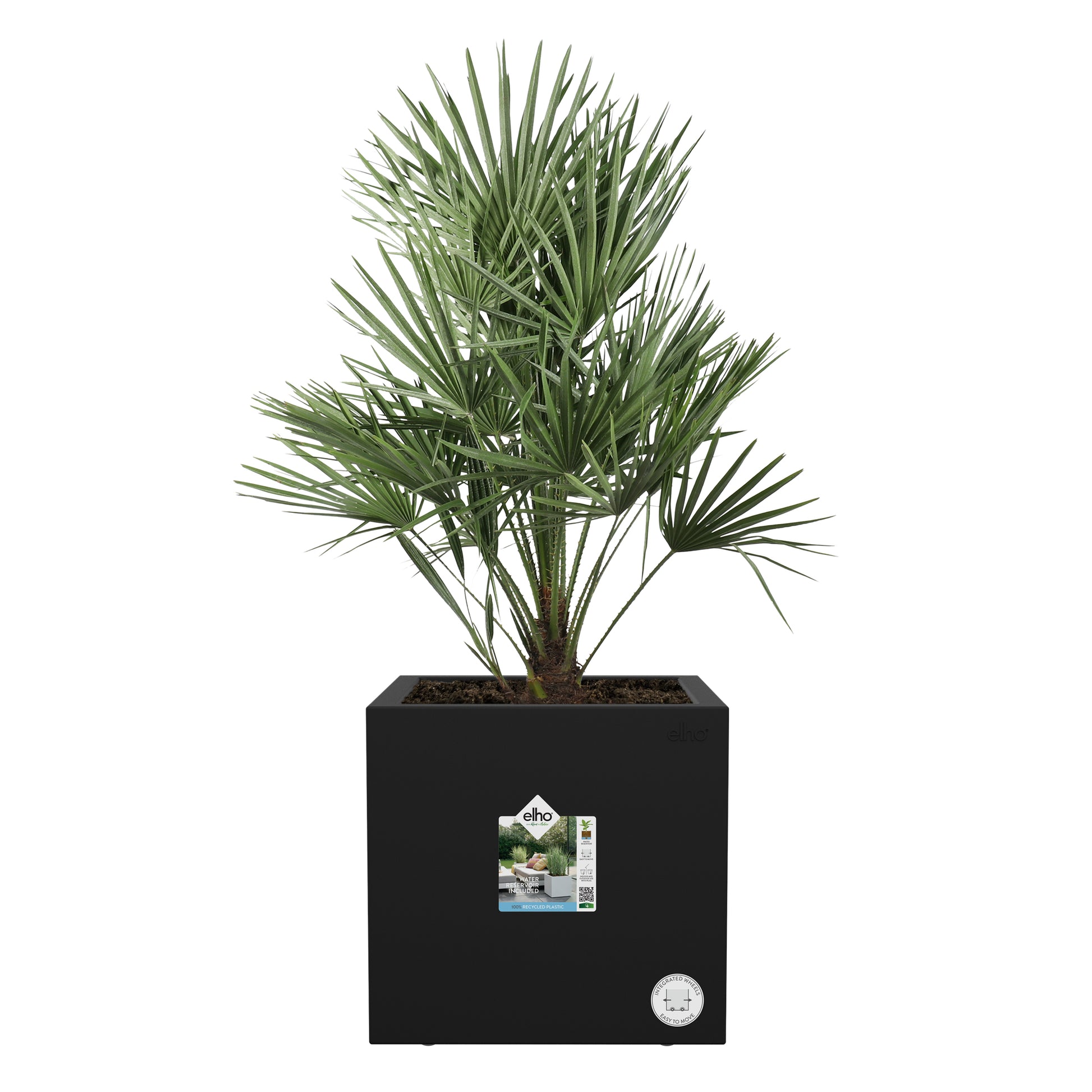 elho Vivo Next Quadrat 40 – 28000 ml – Kunststoff, schwarz