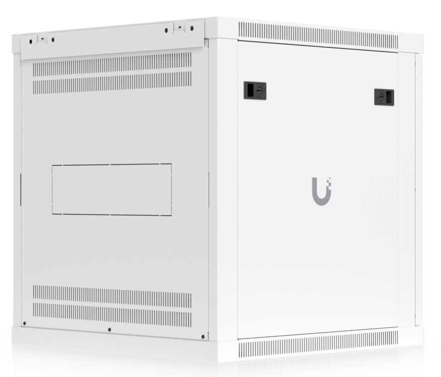 Ubiquiti UACC-Rack-12U-Wand-600-G – 19" Wandverteiler 12U, abschliessbar, 598 × 600 × 639 mm, weiss, Stahl