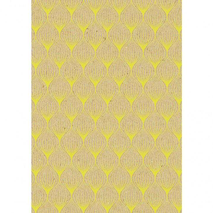 Clairefontaine Geschenkpapier Kraft Neon, Motive sortiert – 70 cm × 2 m – 70 g/m² – 1 Stk.