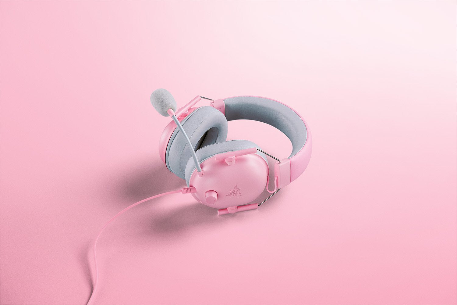 Razer BlackShark V2 X Quartz Gaming-Headset – Over-Ear, Stereo, Kabelgebunden, 3,5 mm Klinke, Pink