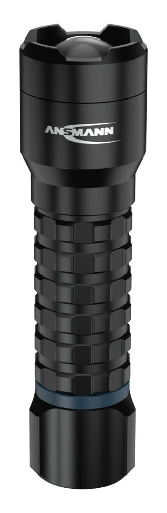 Ansmann Taschenlampe TS3000RF – 3'000 lm, 235 m, IPX4, USB-C, Akku 4'000 mAh – Schwarz