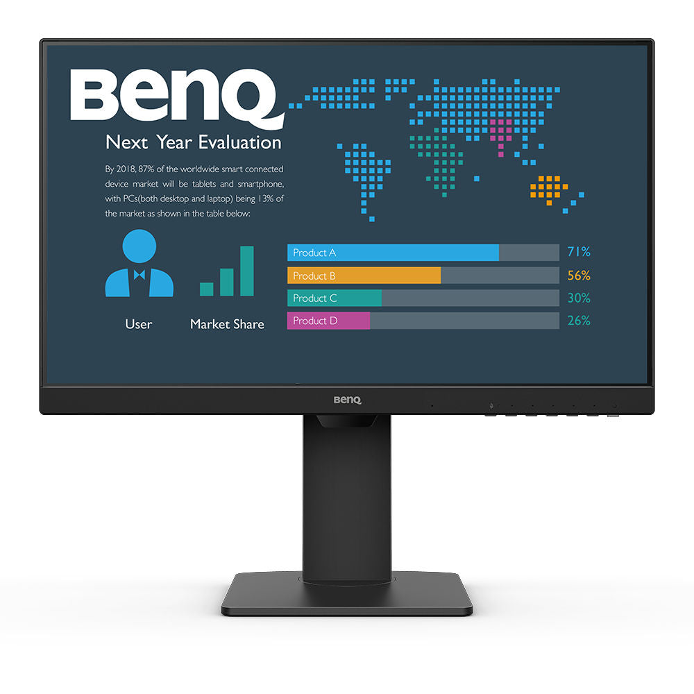 BenQ BL2486TC – 23,8", 1920 × 1080 (Full HD), IPS, 100 Hz, USB-C 65 W
