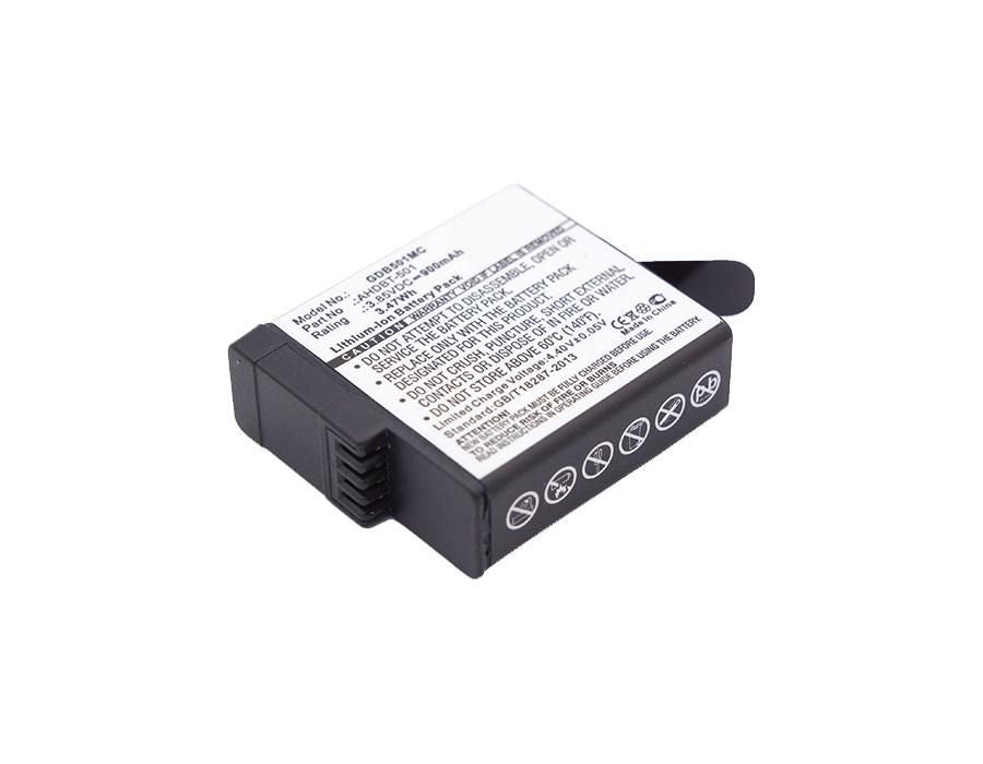 CoreParts Akku 3,85 V 900 mAh – für GoPro Hero 5, AHDBT-501, AABAT-001 und andere – Schwarz