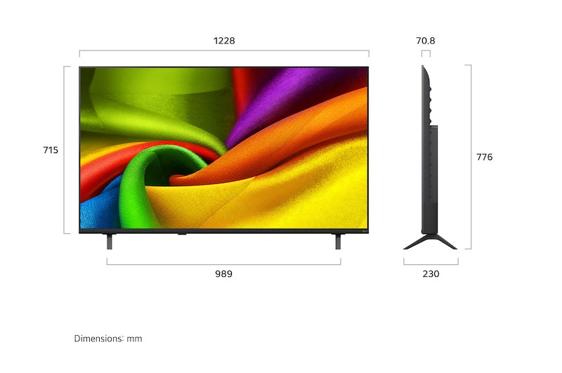 LG 75NU850B6LA – 75" TV – 4K UHD – LCD – webOS 26 – 60 Hz – HDR10, HLG