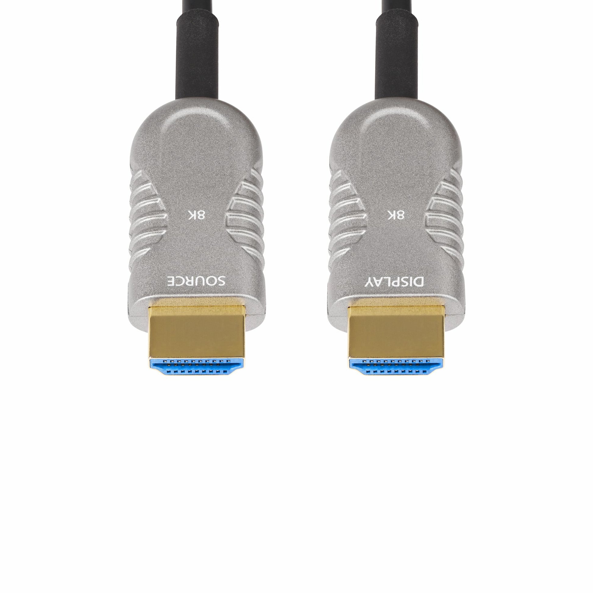 StarTech.com HDMI Kabel HDMI 2.1 8K 60 Hz – 15,2 m – AOC, aktiv – Schwarz/Silber