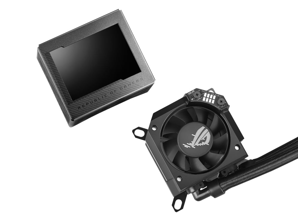 ASUS ROG RYUJIN III 240 – AIO-Flüssigkeitskühler – 240 mm, 2×120 mm, 3,5" LCD, für LGA 1700/AM5/AM4