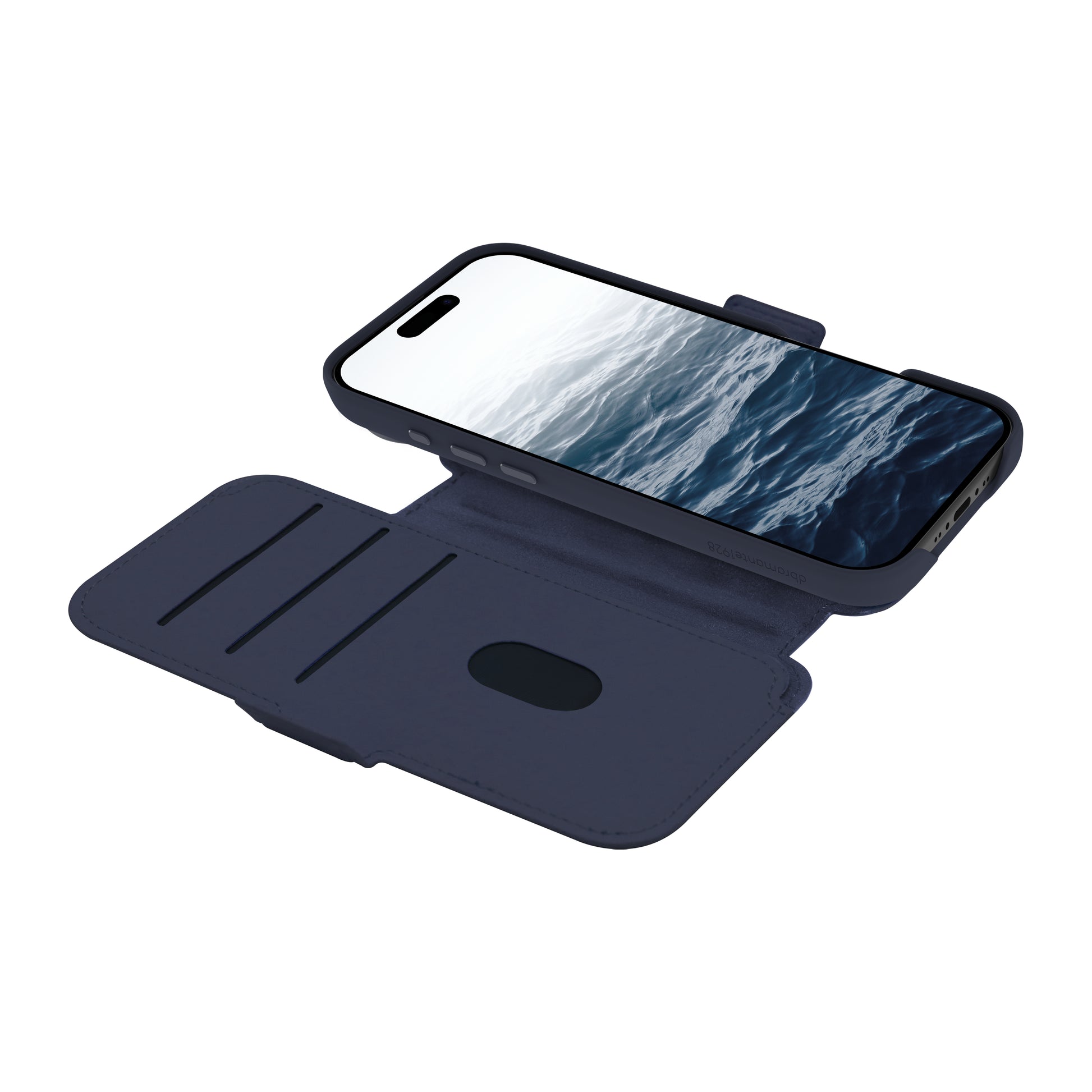dbramante1928 Lynge MS ICON Wallethülle – für Apple iPhone 17 Air – 3 Kartenfächer, Kunststoff, Deep Water