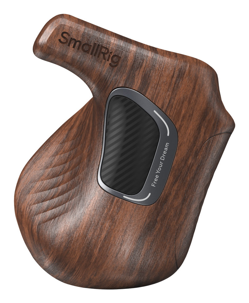SmallRig ImageGrip 5192 Handgriff für Digitalkamera – Holzgriff mit NATO-Clamp – für viele Kameras