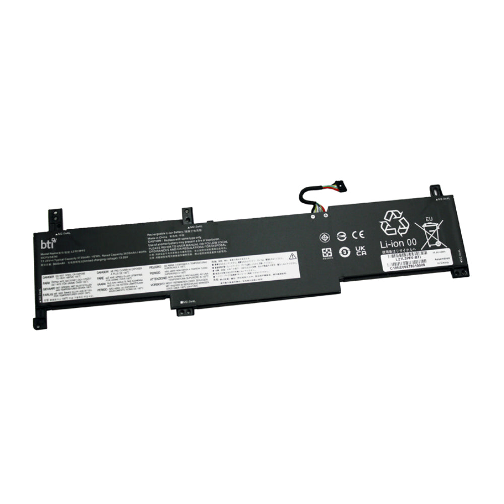 BTI Notebook-Akku – für Lenovo IdeaPad 1 15IGL7 – 42 Wh, 11,25 V (3 Zellen) – Schwarz