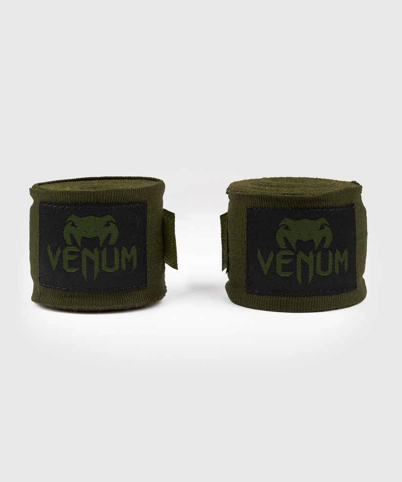 Venum 2 Elastische Boxbandagen 2,5 m, 2 Stück 2 Baumwolle, Khaki
