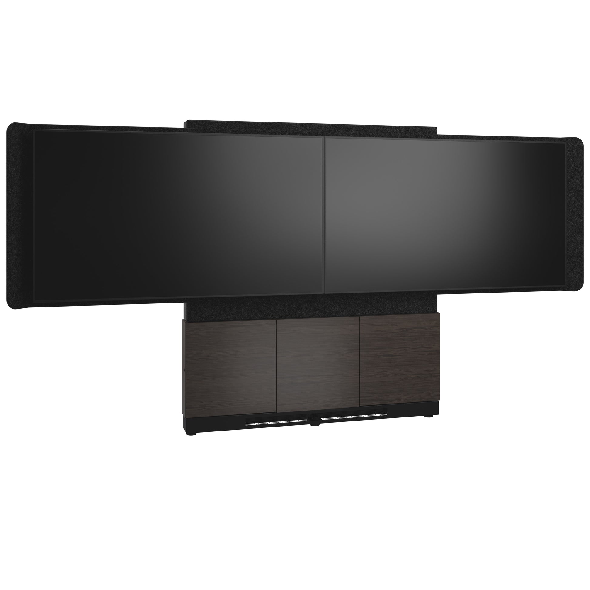 Middle Atlantic Wandlift (bodenstehend) – 50–55" – bis 136 kg, für 2 Displays – FM-DS-6675FW-GA3B