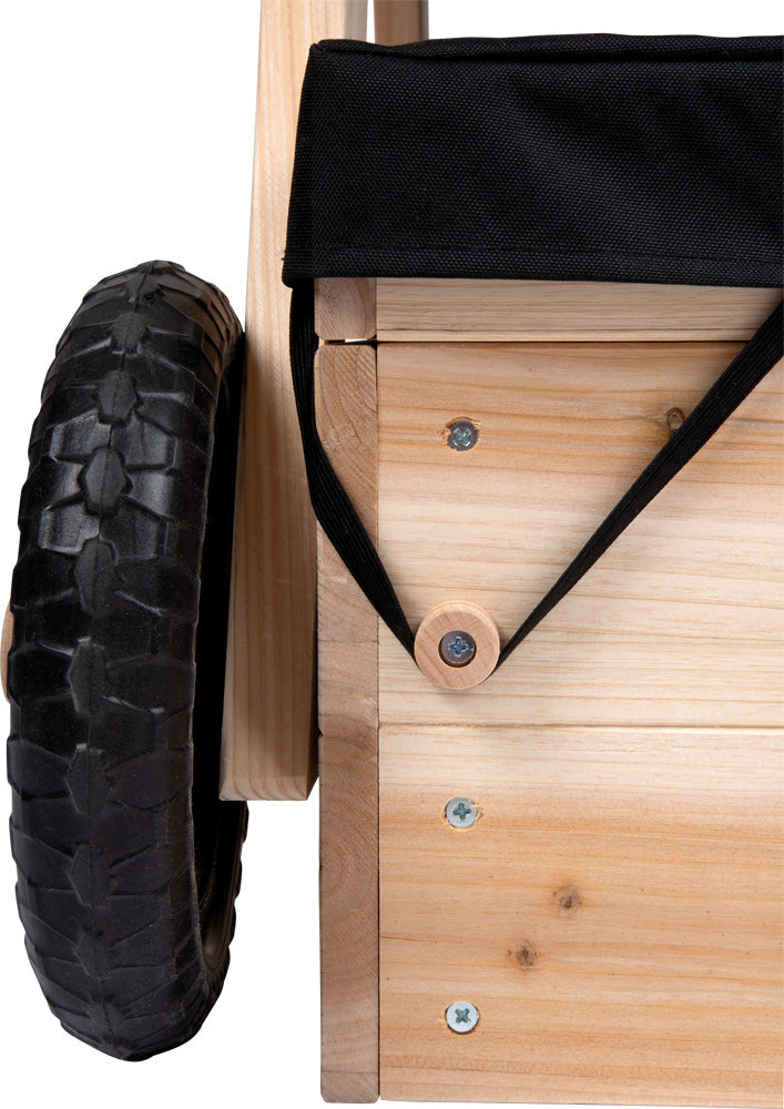 Small foot Sandkasten – mit integrierten Bänken – 176 × 46 × 81 cm – ab 2 J. – Holz, Stoff, Kunststoff