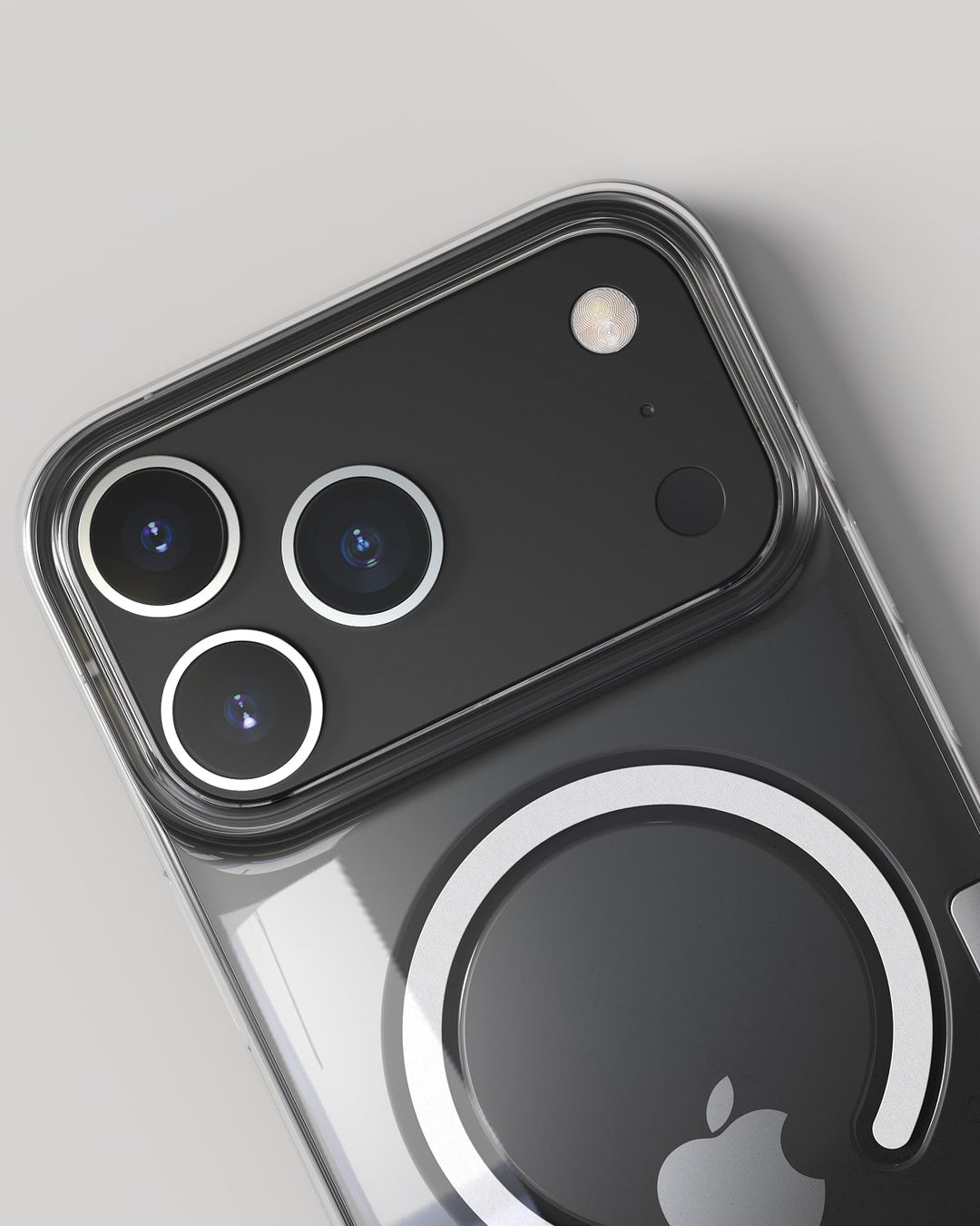 Nudient – Backcover – für Apple iPhone 17 Pro Max – transparent – MagSafe-kompatibel