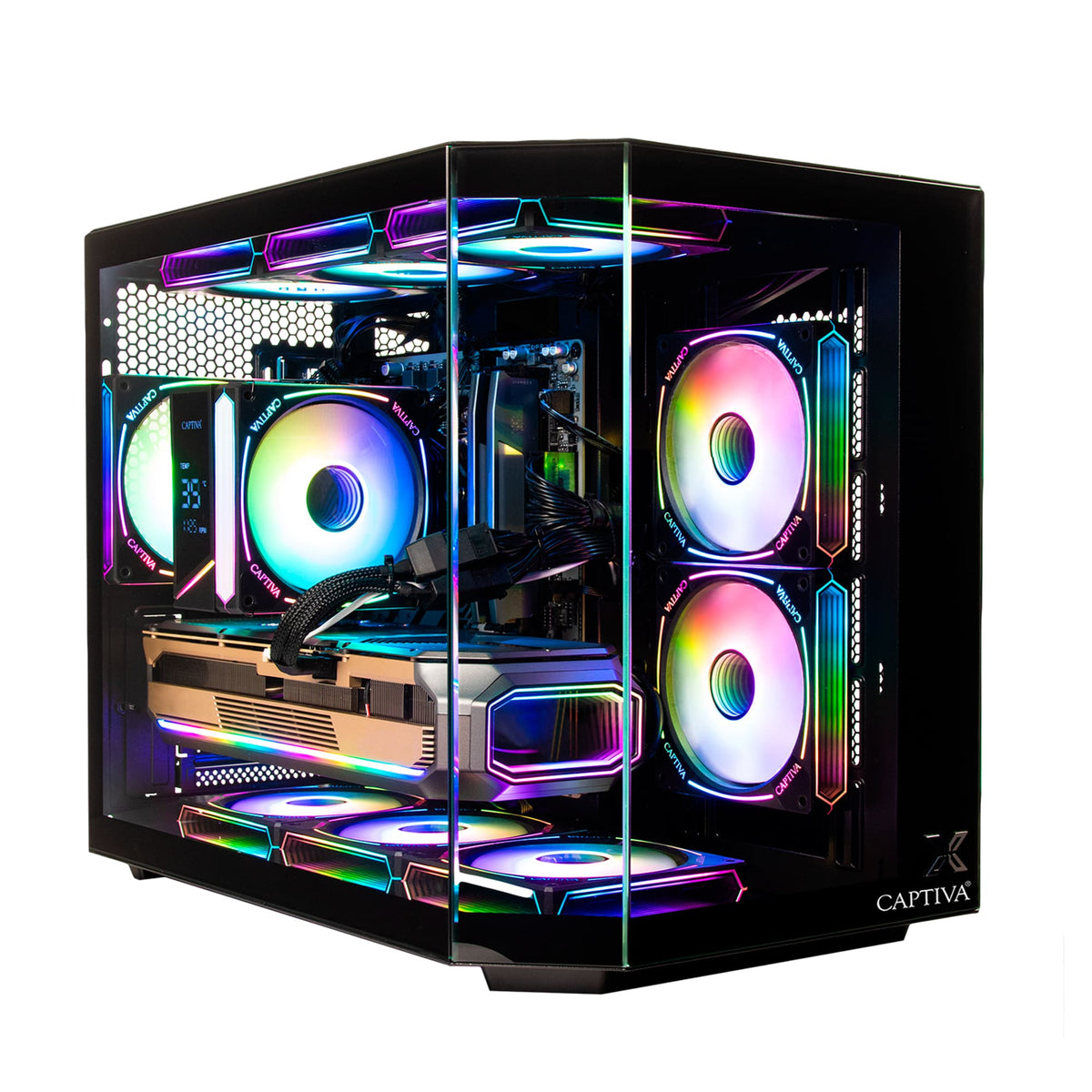 Captiva Tower – AMD Ryzen 7 7800X3D, 32 GB RAM, 1 TB SSD, NVIDIA GeForce RTX 5070 12 GB, Windows 11 Home