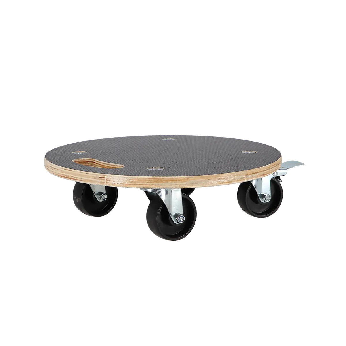 Esschert Design NG152 Pflanzenroller – Sperrholz/Stahl – Braun – Ø 380 × H 112 mm