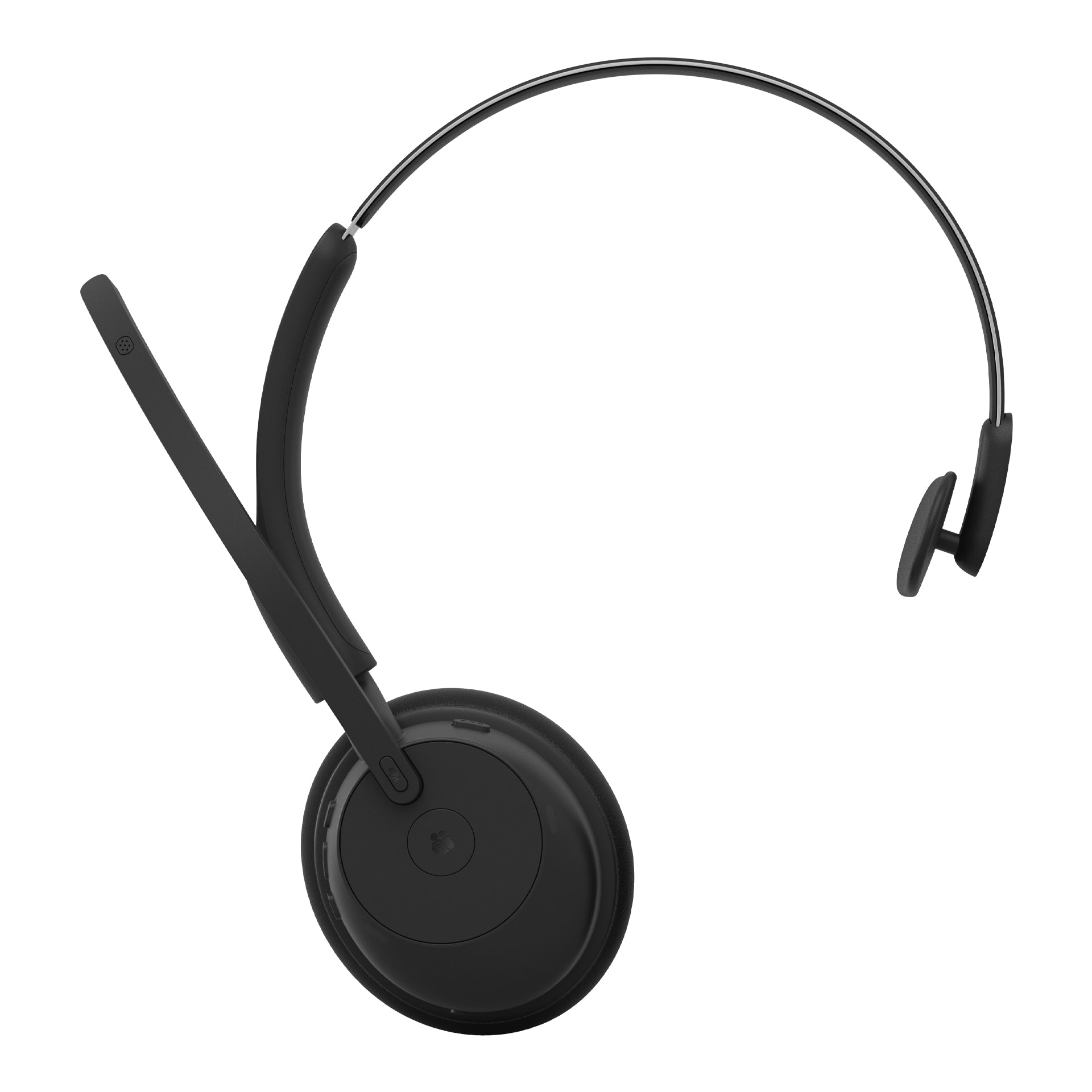 Jabra Evolve3 45 MS Office-Headset – On-Ear, Mono, BT, MS Teams zertifiziert, mit USB-C-Dongle, Schwarz
