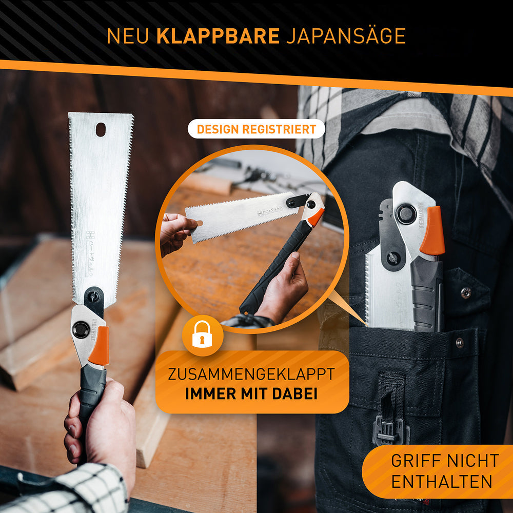 Hardtwerk Ersatz-Sägeblatt 240 mm Karbonstahl – für Hanzo Japansäge
