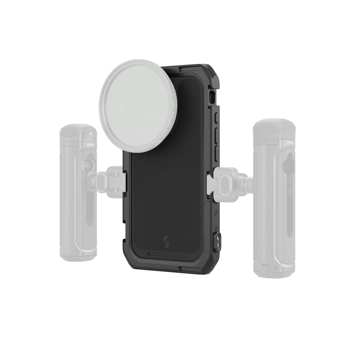 SmallRig Mobile Video Cage 4828 – Foto-/Video-Griff – Aluminium, TPU – für iPhone 16 Pro – Schwarz