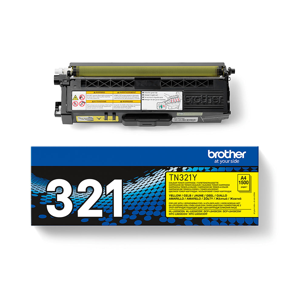 Brother Toner – gelb, 1500 Seiten