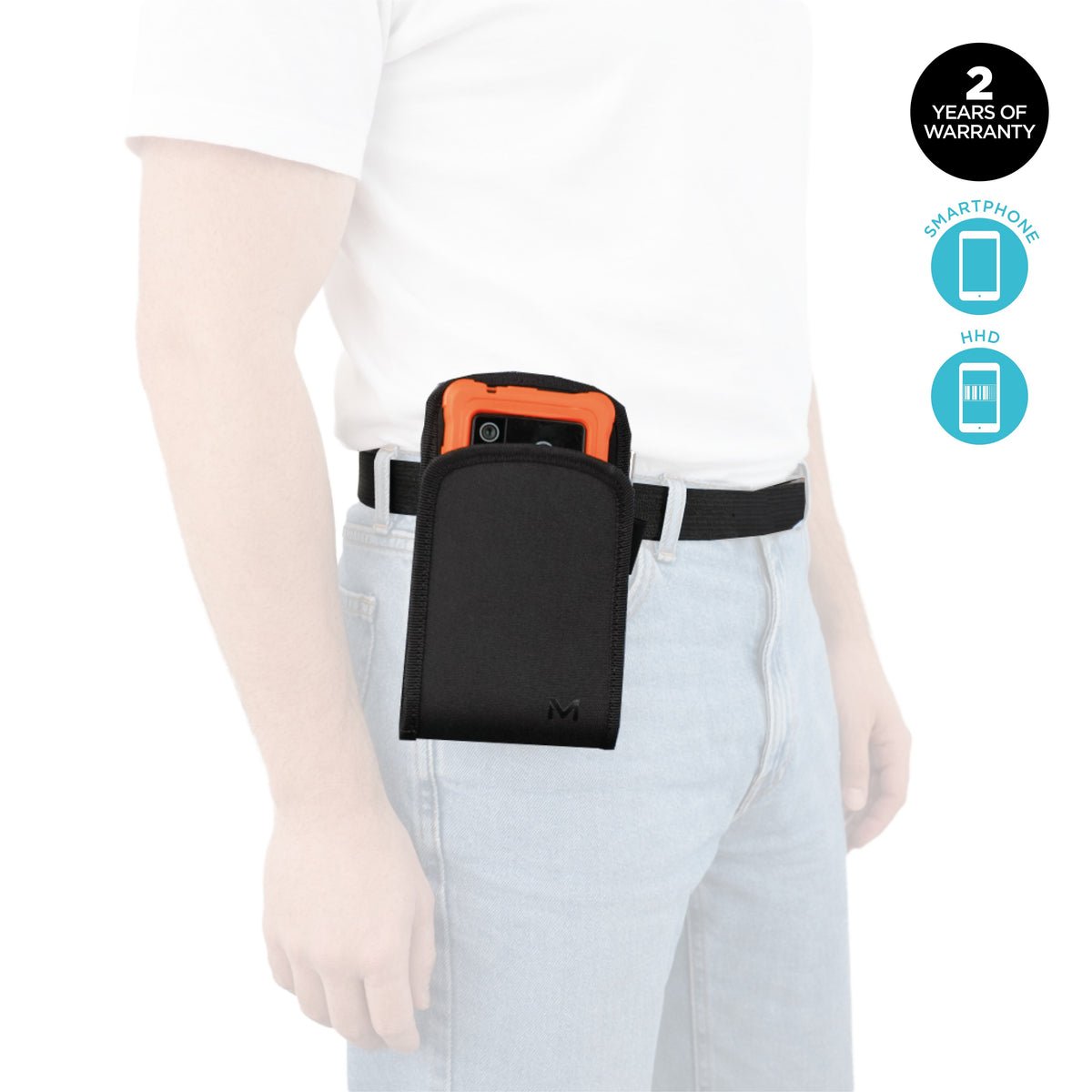 Mobilis Basic Holster – für verschiedene Marken, Neopren, schwarz