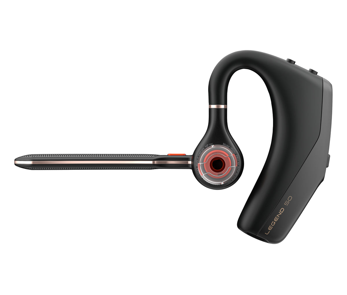 HP Poly Voyager Legend 50-M Office-Headset – In-Ear, Mono, BT, ANC, MS Teams zertifiziert, Schwarz