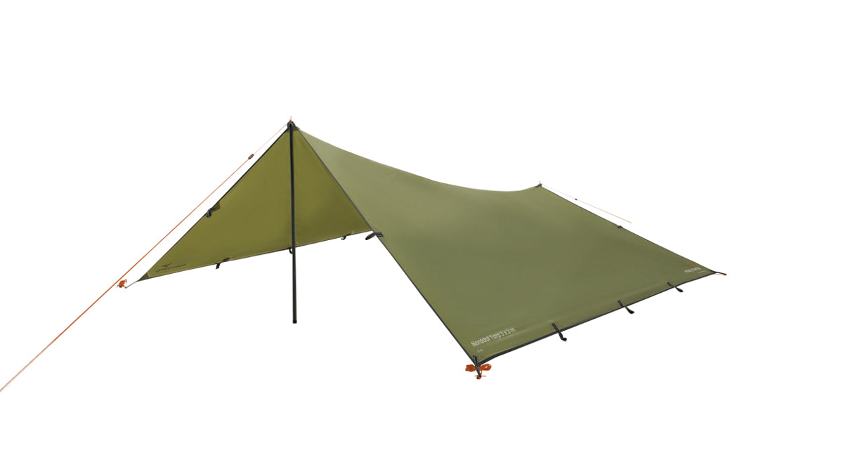 Easy Camp Tarp Norddal – wasserfest, Wassersäule 2000 mm – 3000×3000 mm – grün – Polyester – 950 g