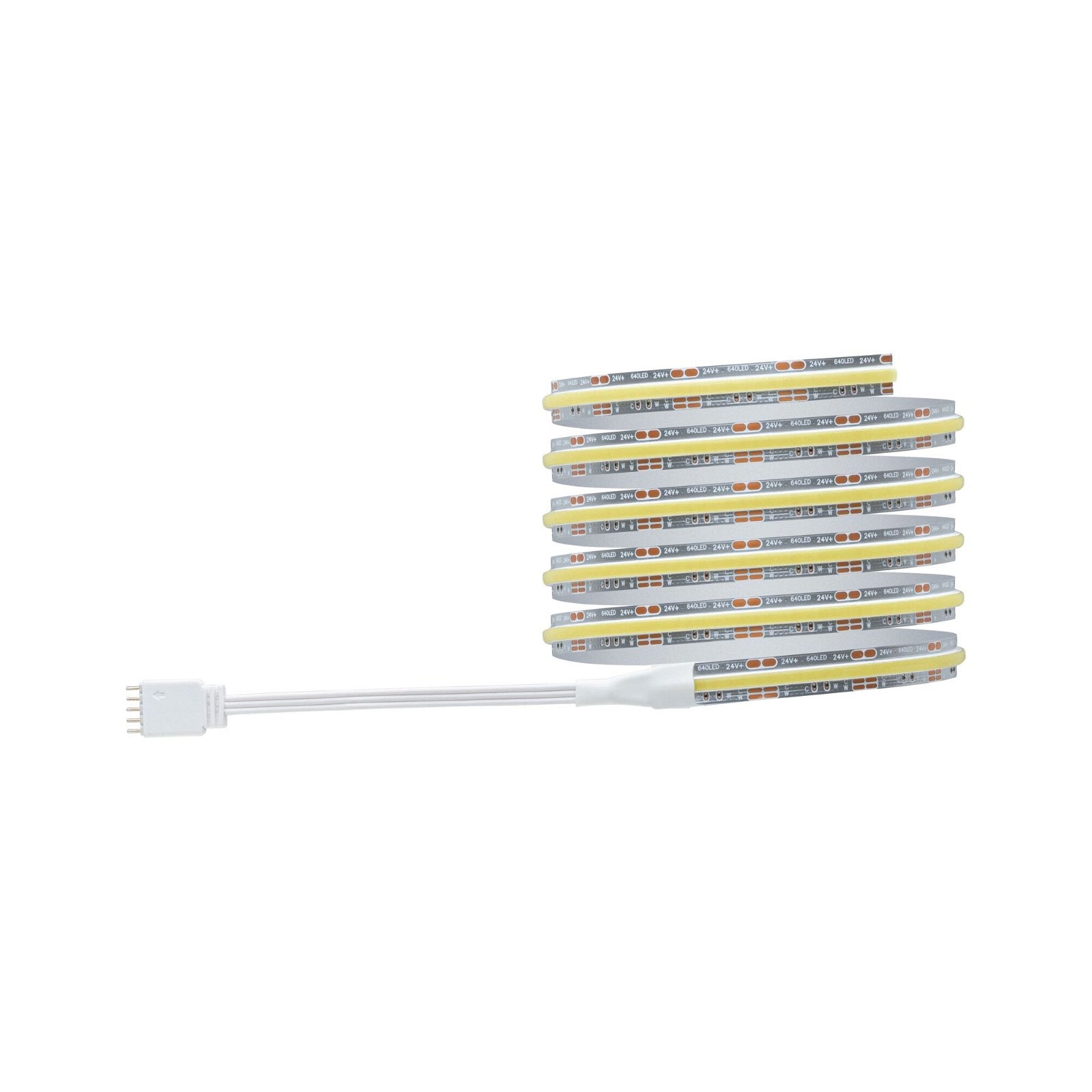 Paulmann LED-Strip MaxLED 500 – Basisset, 1,5 m, 900 lm, 11 W, 2700–6500 K, dimmbar, silber, inkl. Netzteil