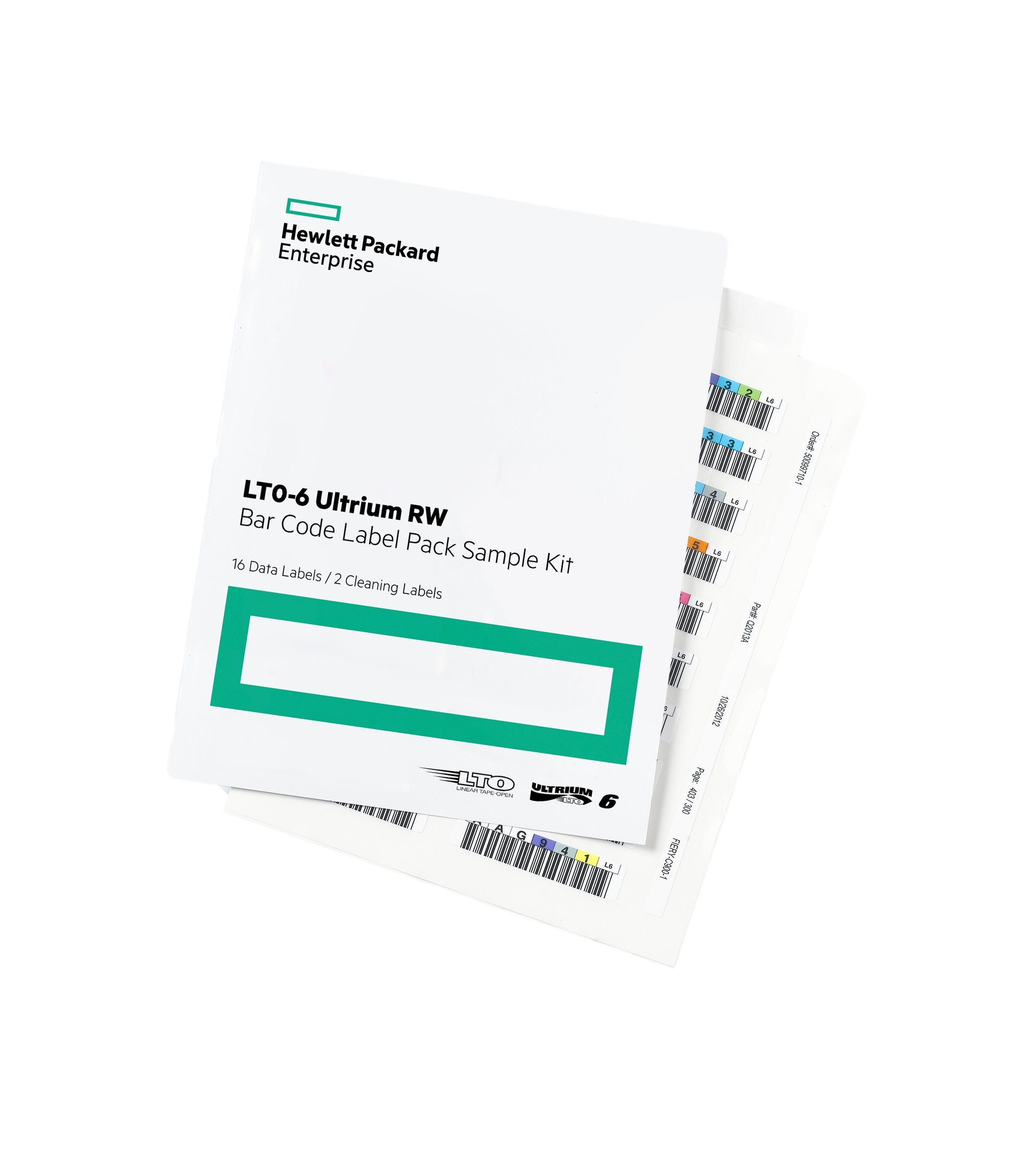 HPE Barcode-Etiketten für LTO Ultrium 6 – 100 Stück