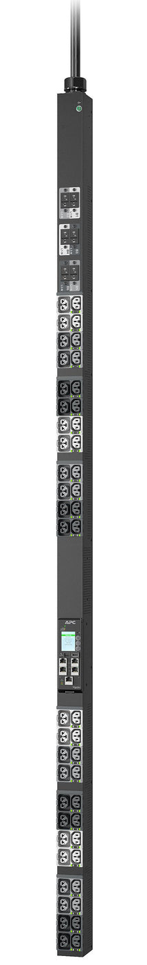 APC Rack-PDU – 0U, 42× IEC C13/C15/C19/C21, 400 V/60 A, 3-phasig, schwarz